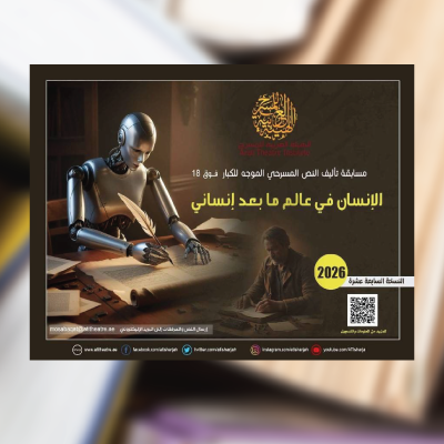 مسابقة تأليف النص المسرحي الموجه للكبار فوق سن 18 النسخة السابعة عشرة ( الهيئة العربية للمسرح)